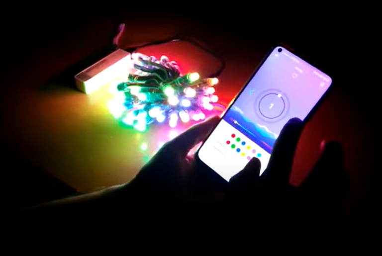 Neopixels Bluetooth i App LED HUE (primera opció)