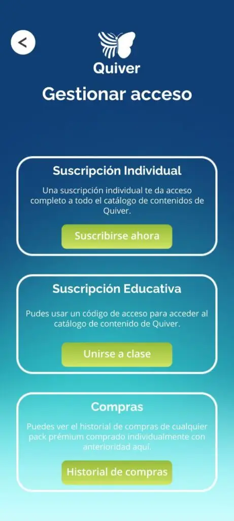 opcions de quiver