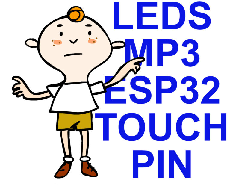 ESP 32 + MP3 + Neopixels + Touchpins